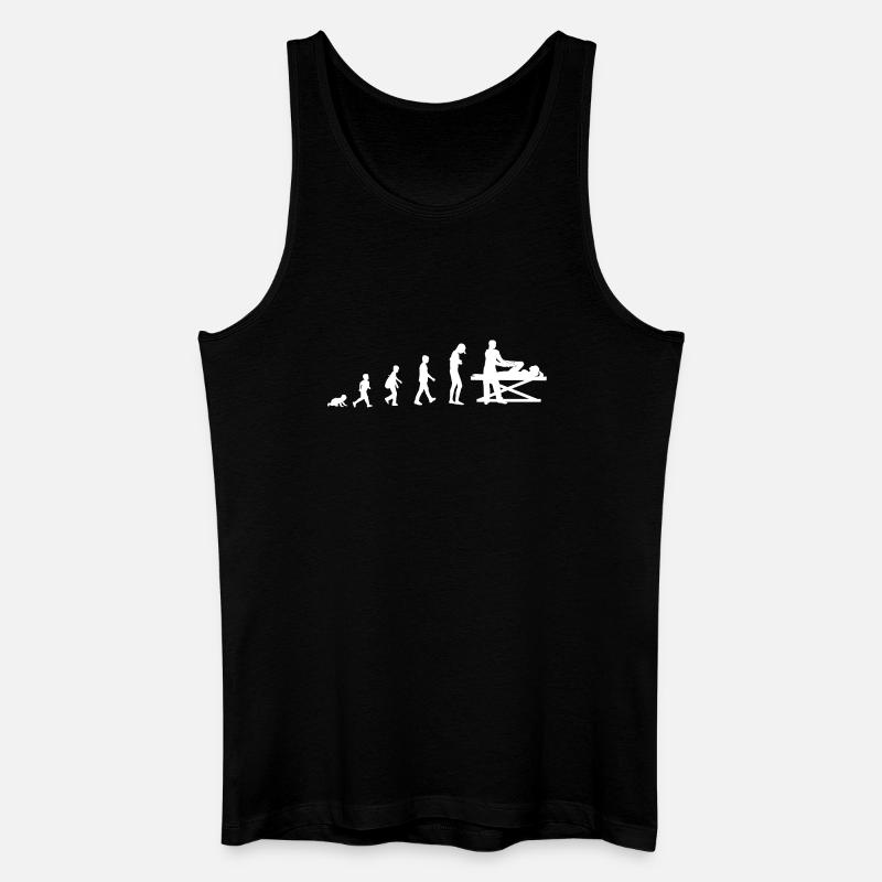 Development into a physiotherapist - Men’s Organic Tank Top - black