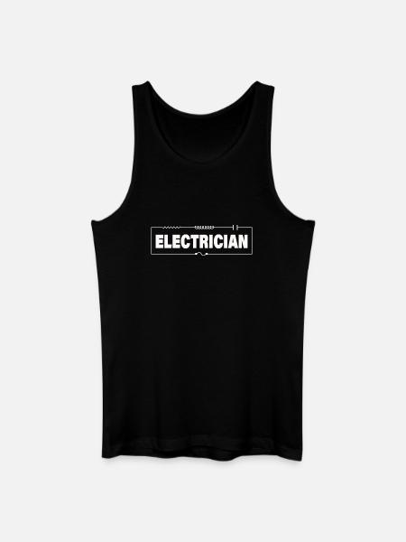 Électricien - Débardeur bio Homme - noir