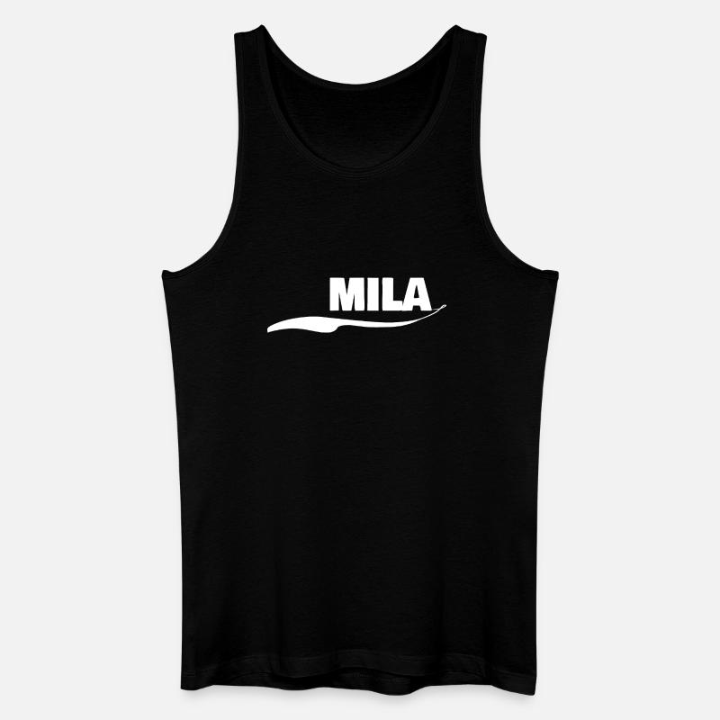 Mila as a gift - Men’s Organic Tank Top - black