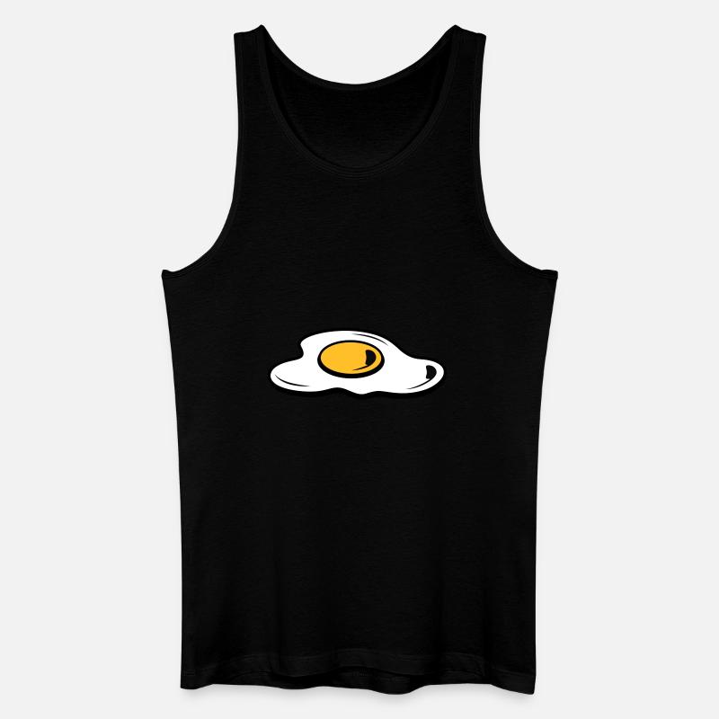 A fried egg - Men’s Organic Tank Top - black