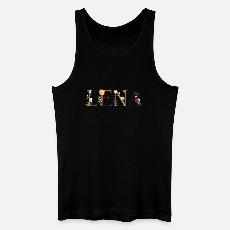 Lena - Männer Bio Tank Top - Schwarz