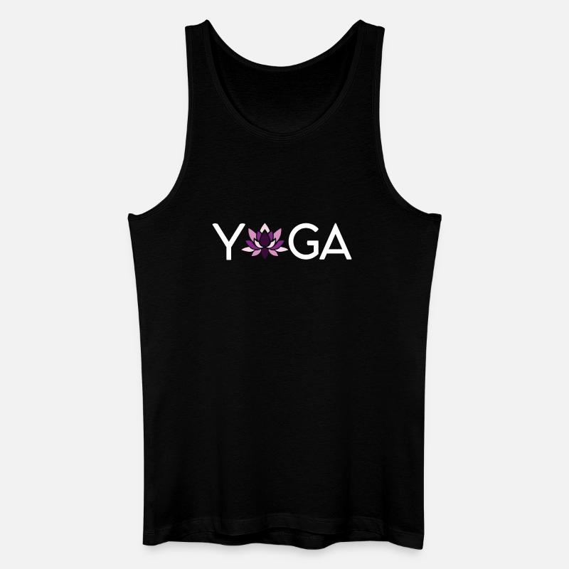 Joga - Männer Bio Tank Top - Schwarz