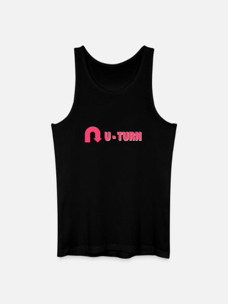 U-TURN - Men’s Organic Tank Top - black