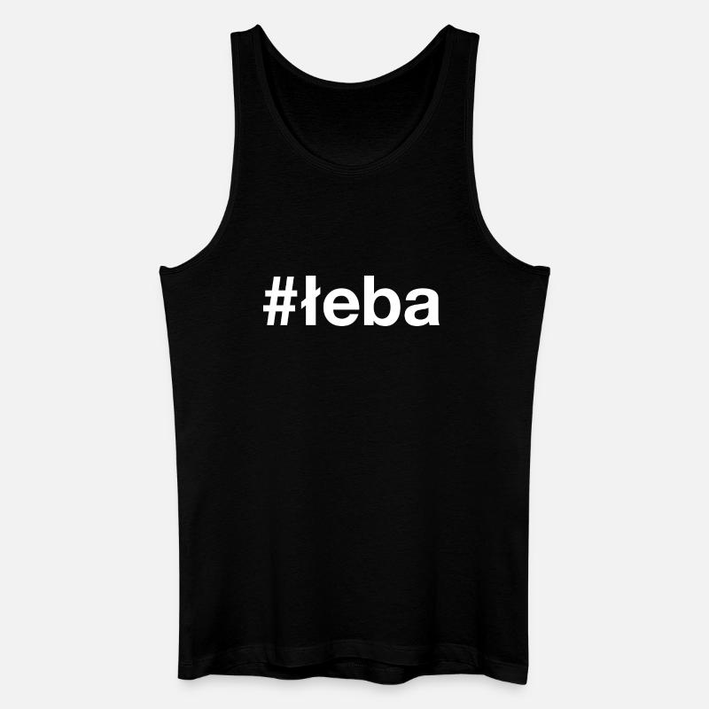 Leba Polska Polen - Männer Bio Tank Top - Schwarz