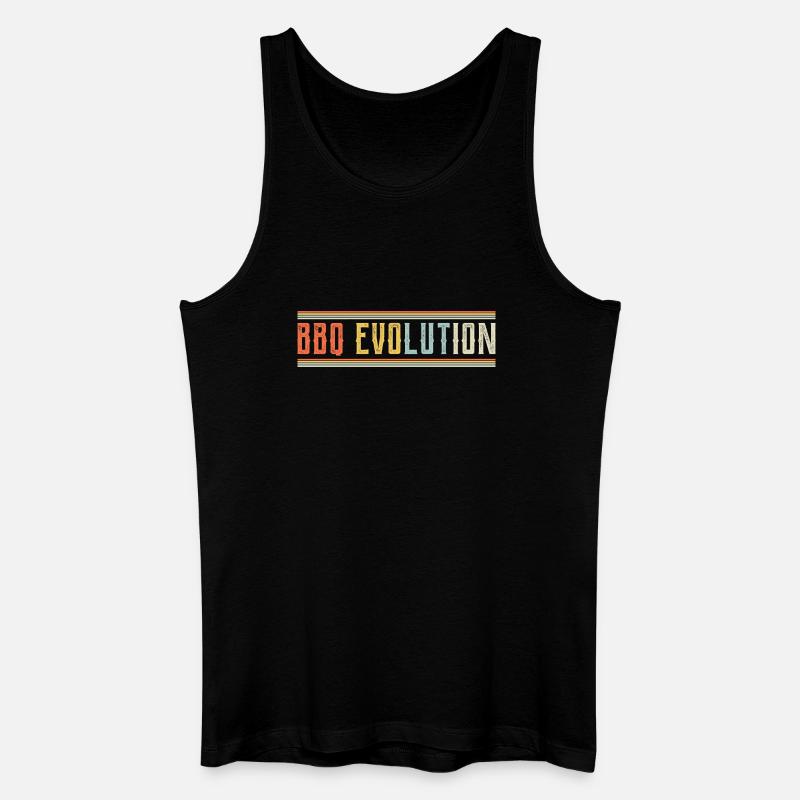 BBQ Evolution Design - Männer Bio Tank Top - Schwarz