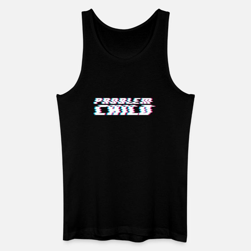 Problem Child - Männer Bio Tank Top - Schwarz