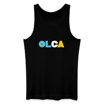 Saint Lucia - Männer Bio Tank Top - Schwarz - Vorne