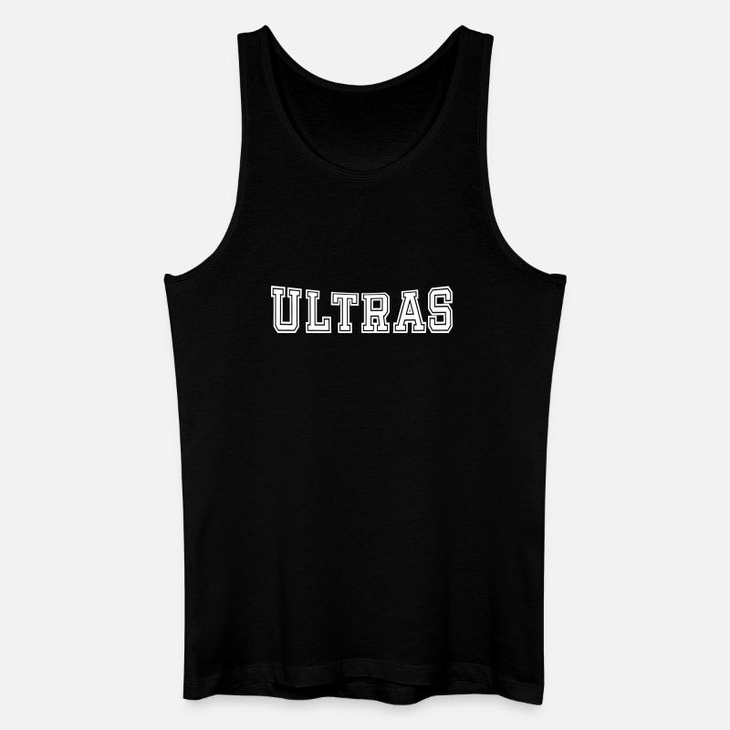 Ultras gebogenes Design - Männer Bio Tank Top - Schwarz