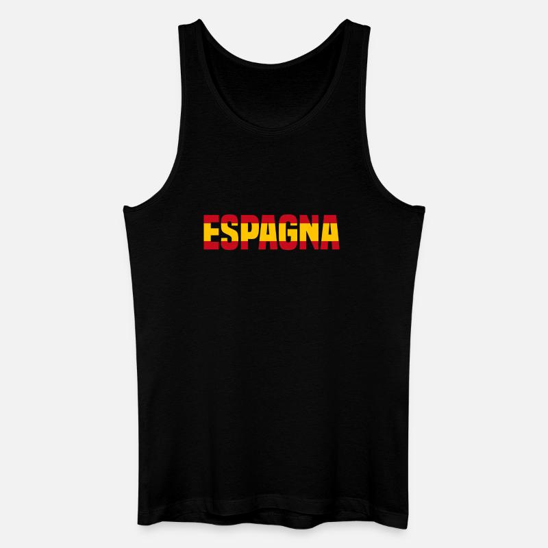 Spain - Men’s Organic Tank Top - black