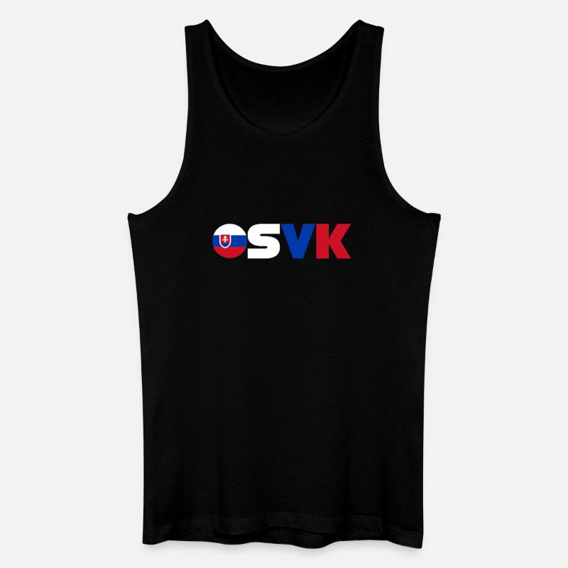 Slowakei - Männer Bio Tank Top - Schwarz
