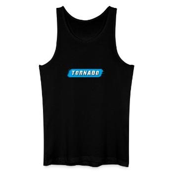 Tornado | Storm - Men’s Organic Tank Top - black - Front