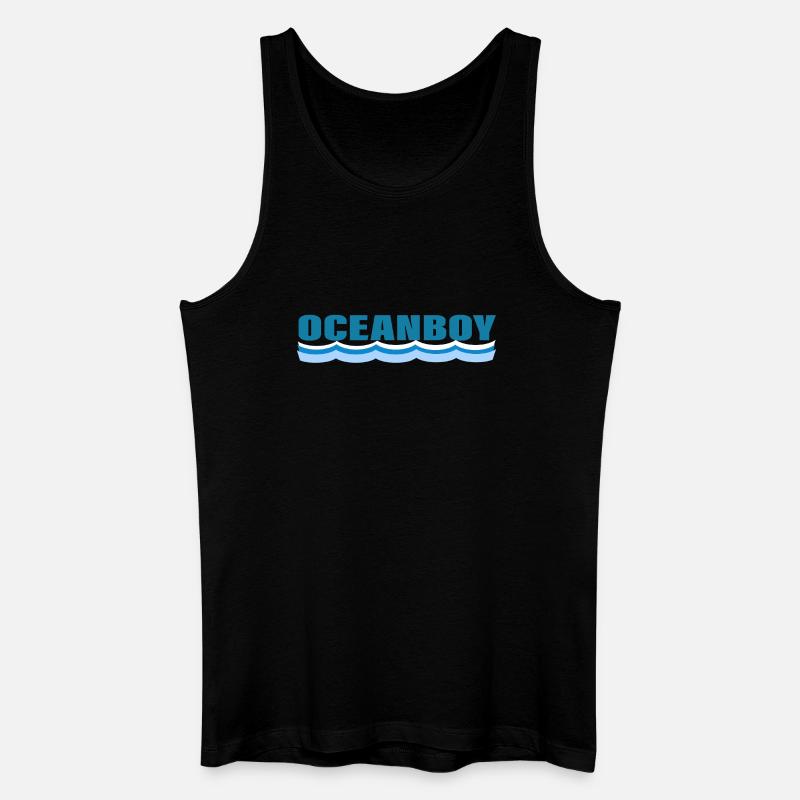 OCEANBOY - Männer Bio Tank Top - Schwarz