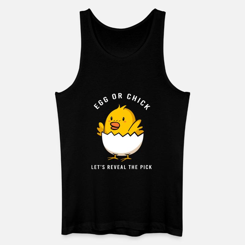 Werdende Mutter Ostern Gender Reveal - Männer Bio Tank Top - Schwarz