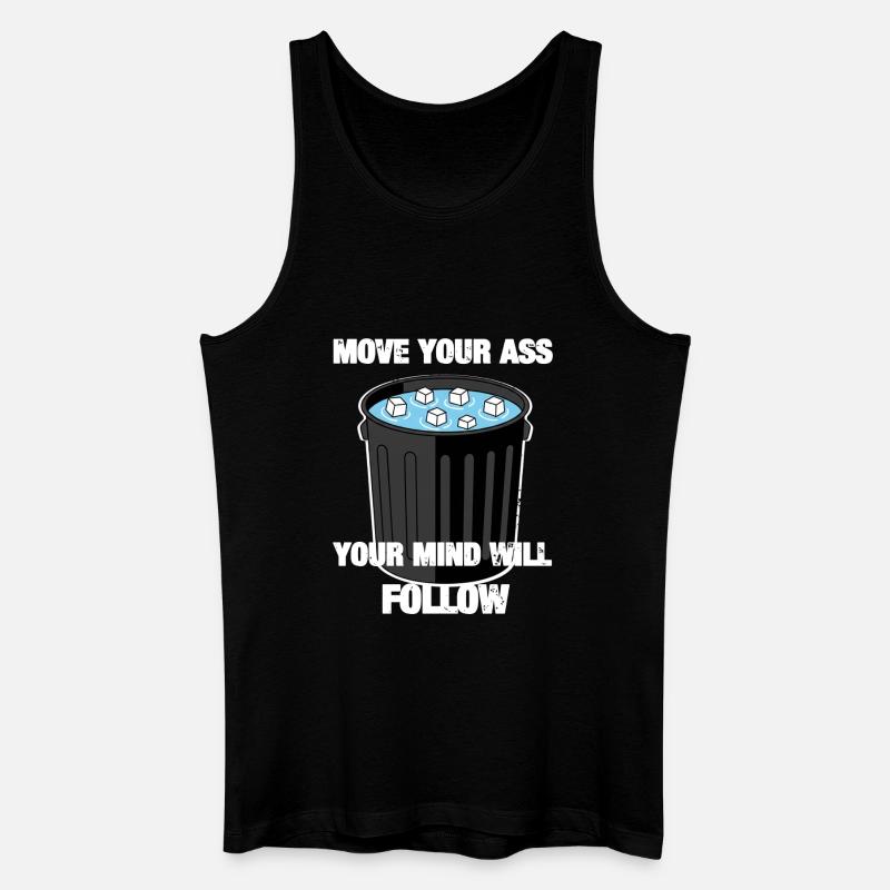 Move Your Ass - Männer Bio Tank Top - Schwarz