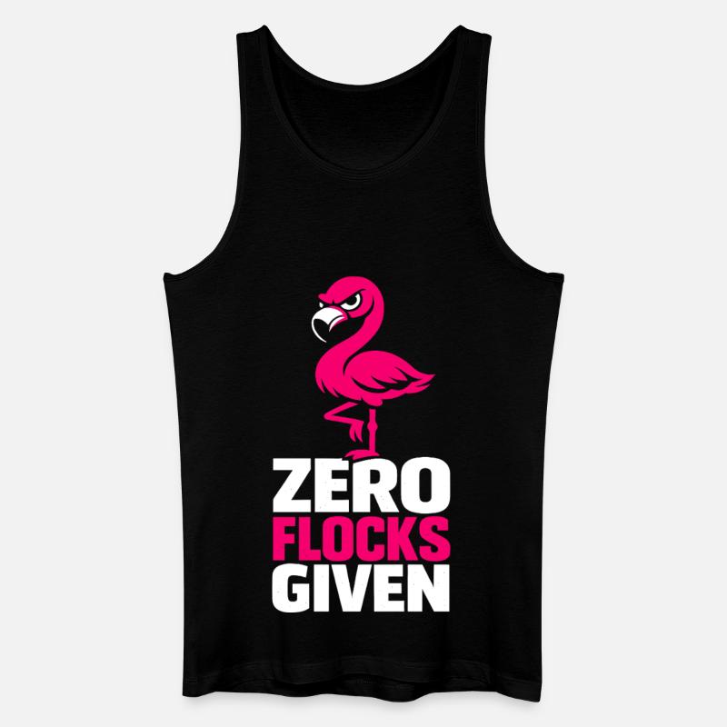 Zero Flocks Given - Männer Bio Tank Top - Schwarz