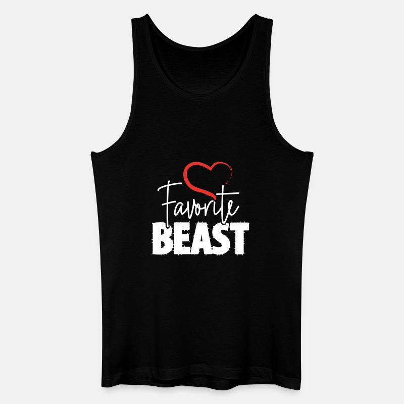 Favorite Beast - Männer Bio Tank Top - Schwarz
