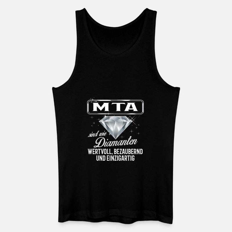 MTA - DM - Männer Bio Tank Top - Schwarz