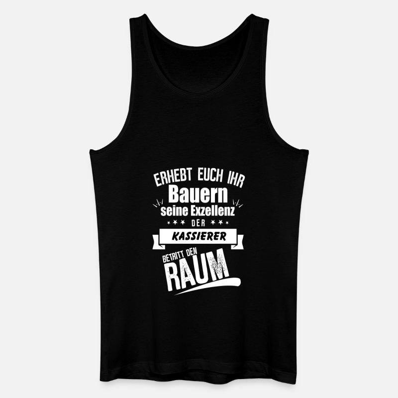 Kassierer - Männer Bio Tank Top - Schwarz