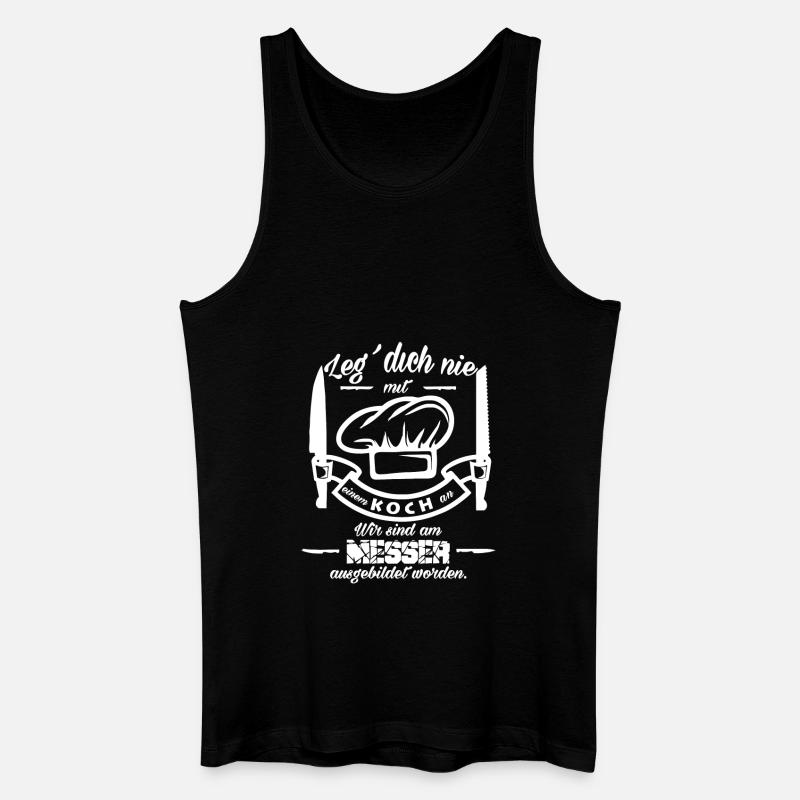 Ein Koch Geschenk - Männer Bio Tank Top - Schwarz