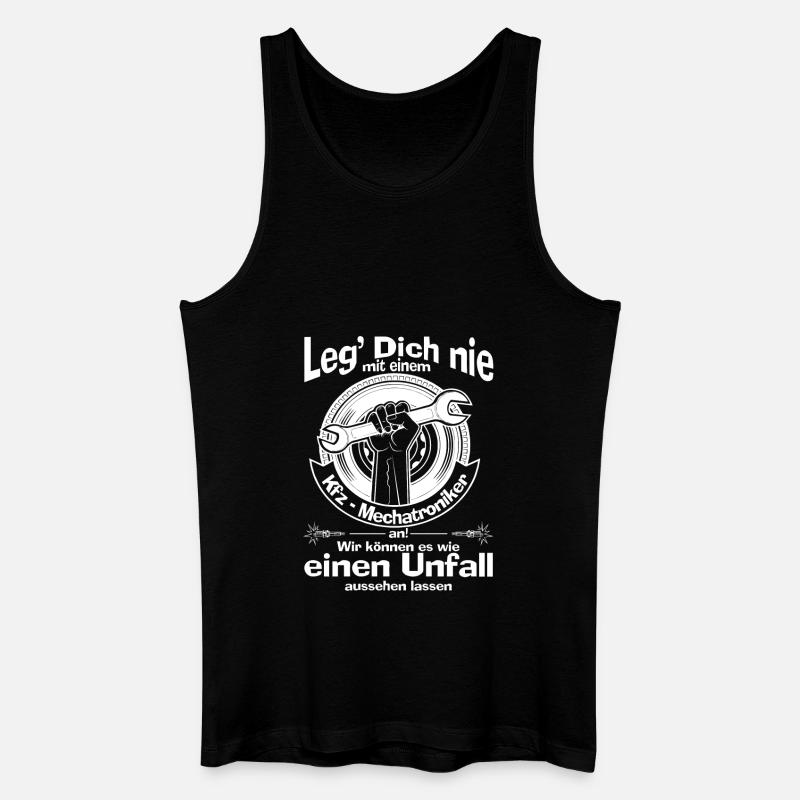 Automechatroniker Geschenk - Männer Bio Tank Top - Schwarz
