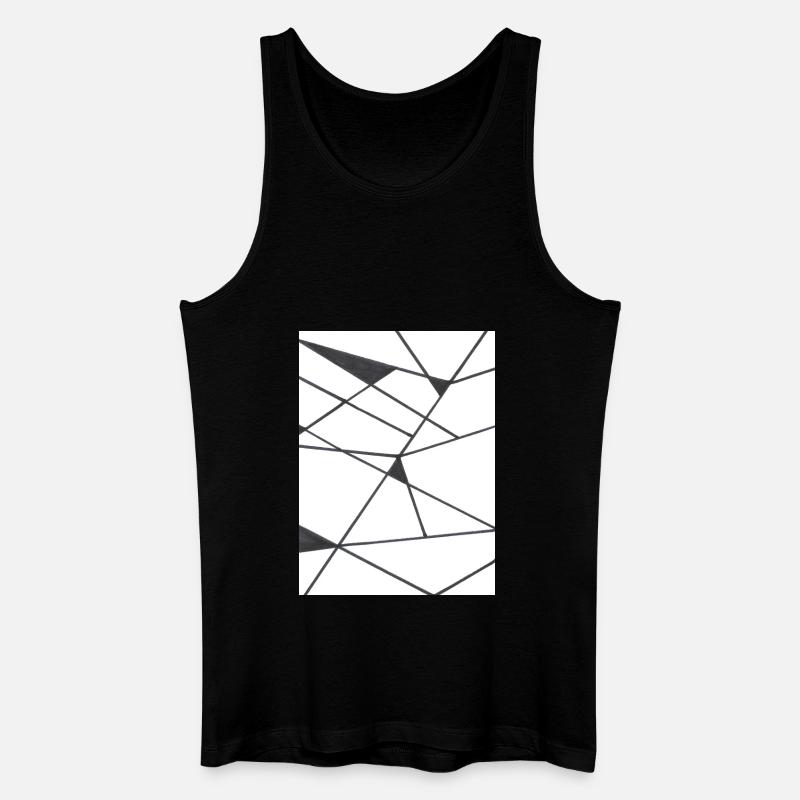 Glue - Männer Bio Tank Top - Schwarz