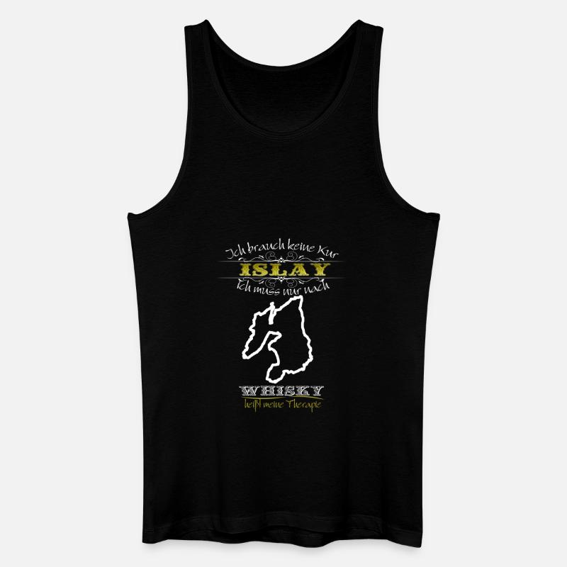 islay therapie - Männer Bio Tank Top - Schwarz