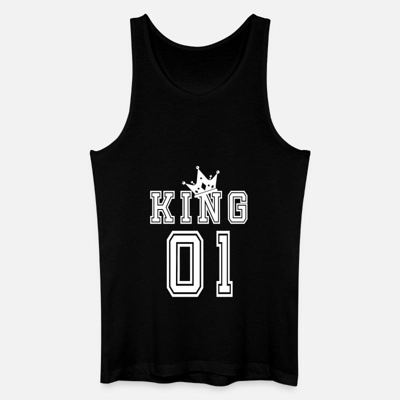 no name - Männer Bio Tank Top - Schwarz