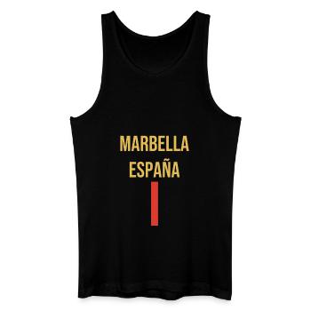 Marbella España Marbella Souvenir Spain - Men’s Organic Tank Top - black - Front