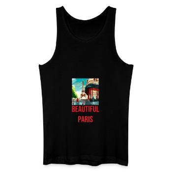 Gift idea for Parisian home cooks - Men’s Organic Tank Top - black - Front