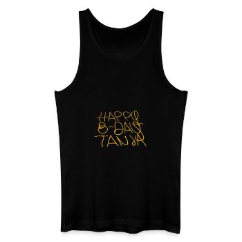 Happy B-Day Tanja Bucket Hat - Men’s Organic Tank Top - black - Front