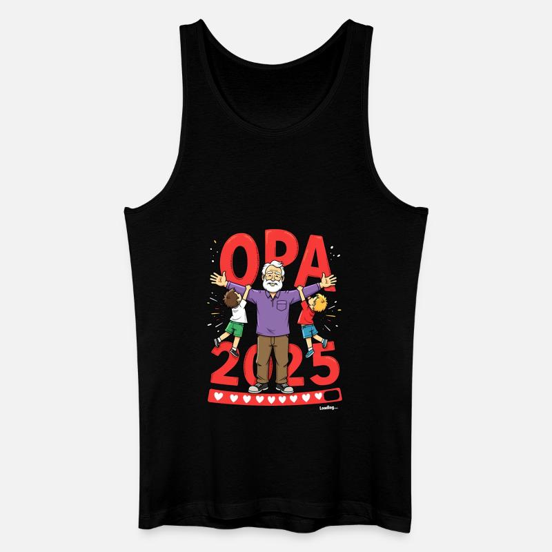 Opa 2019 - 2015 Loading - Männer Bio Tank Top - Schwarz