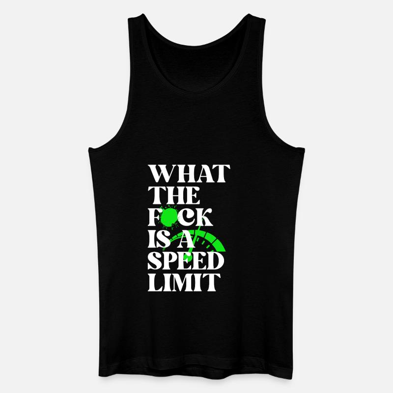 Auto - Männer Bio Tank Top - Schwarz