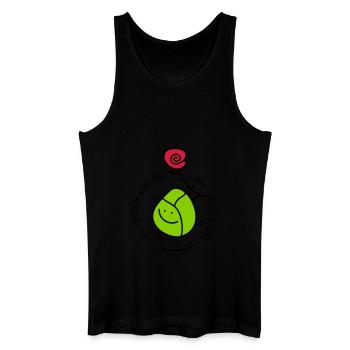 Rock and Roll - Männer Bio Tank Top - Schwarz - Vorne