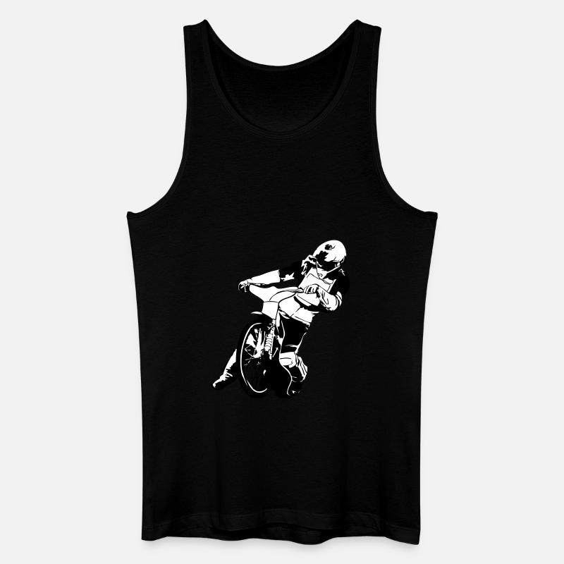 Speedway Racing - Männer Bio Tank Top - Schwarz