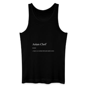 Asian Chef - Men’s Organic Tank Top - black - Front