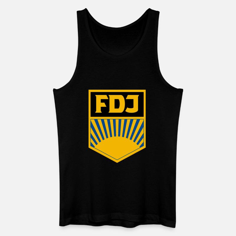 FDJ - Männer Bio Tank Top - Schwarz