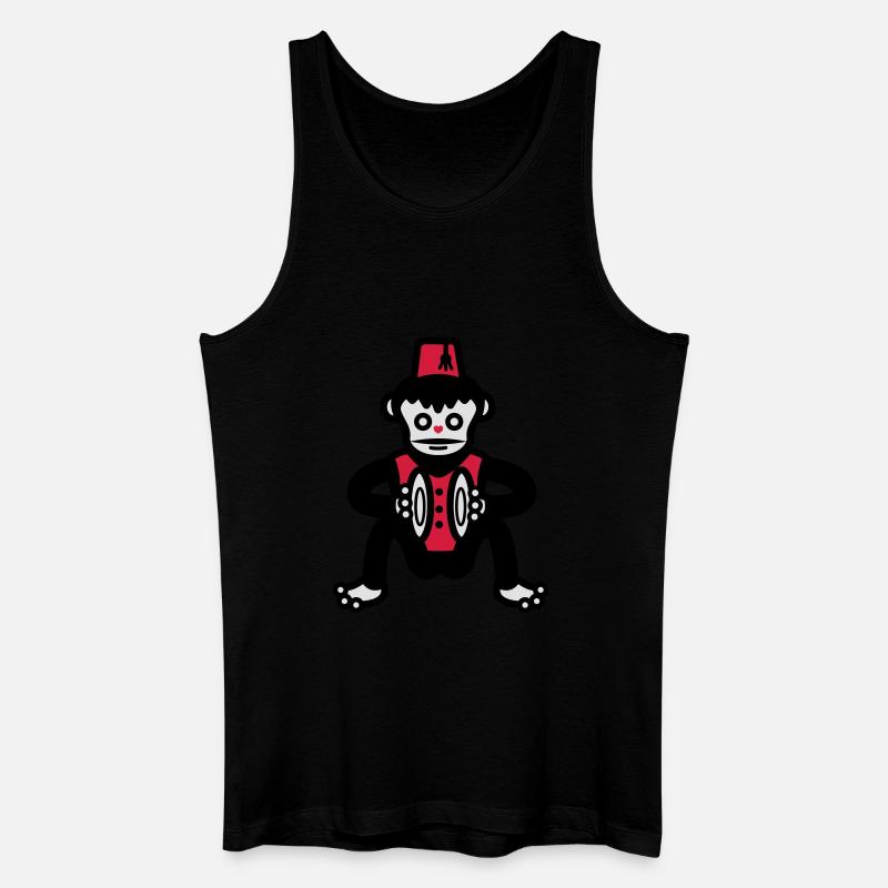 monkey affe ape - Männer Bio Tank Top - Schwarz