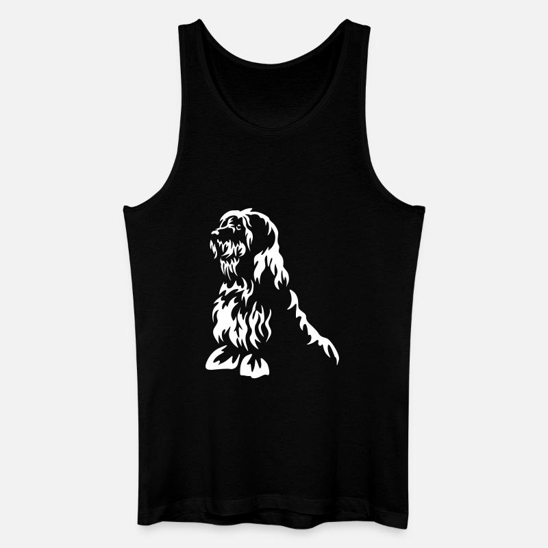 Bobtail "Black Edition" - Männer Bio Tank Top - Schwarz