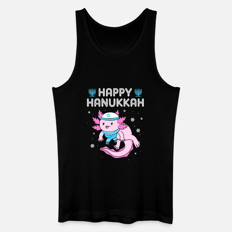 Hanoukka Hanoukka Hanoukka - Débardeur bio Homme - noir