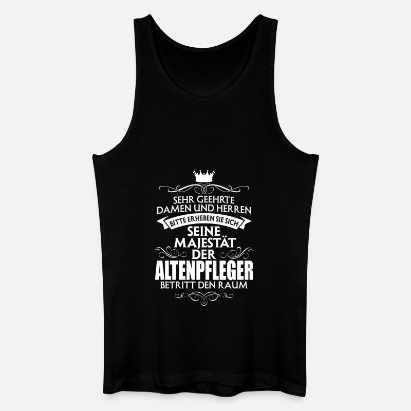 ALTENPFLEGER - Männer Bio Tank Top - Schwarz
