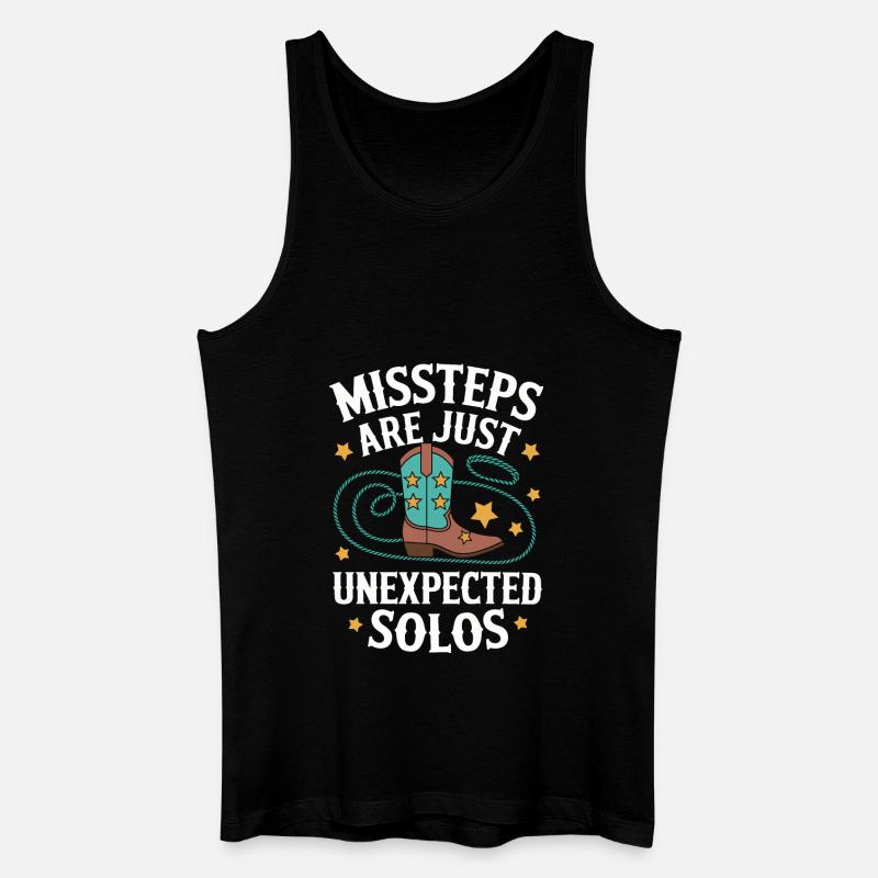 Line Dancing Dancing Dancers - Men’s Organic Tank Top - black