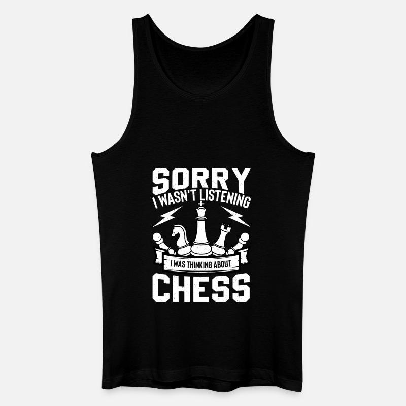Schach - Männer Bio Tank Top - Schwarz