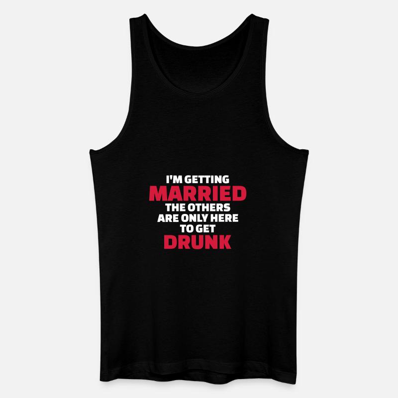 Junggesellenabschied - Männer Bio Tank Top - Schwarz