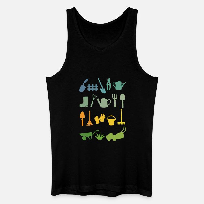 Garten Gärtner Gärtnerin - Männer Bio Tank Top - Schwarz