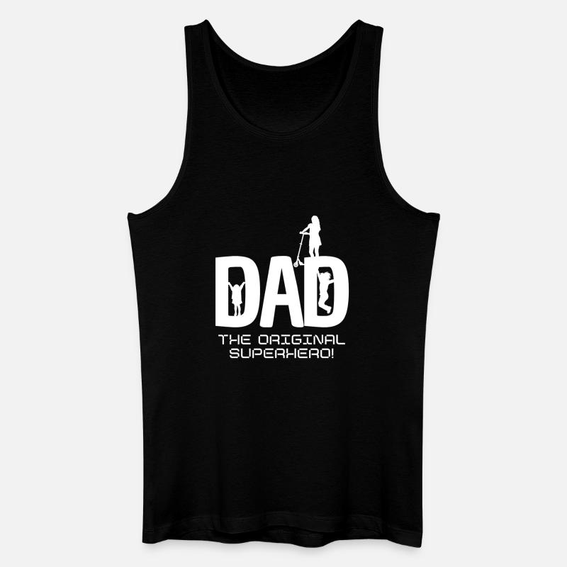DAD - Männer Bio Tank Top - Schwarz