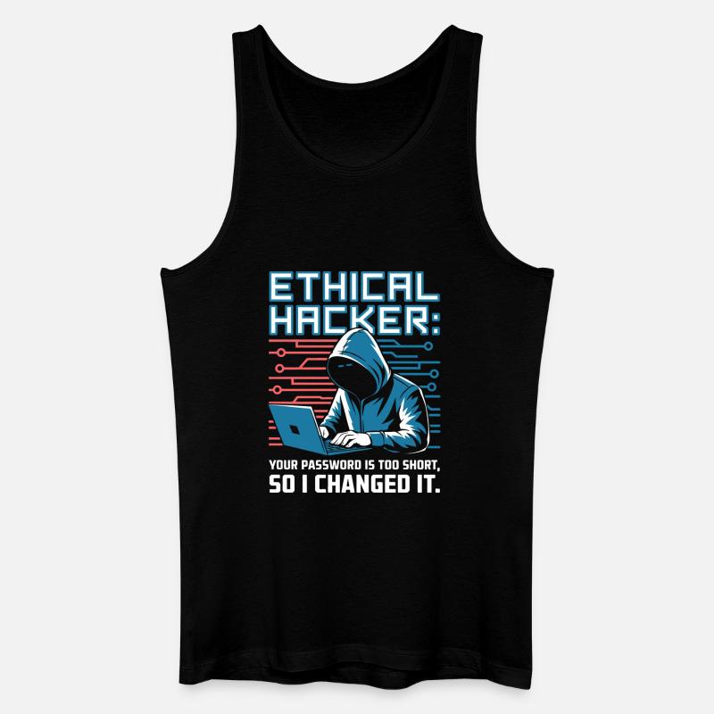 Ethischer Hacker - Männer Bio Tank Top - Schwarz