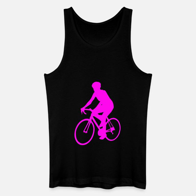 Radler_2_BG - Männer Bio Tank Top - Schwarz