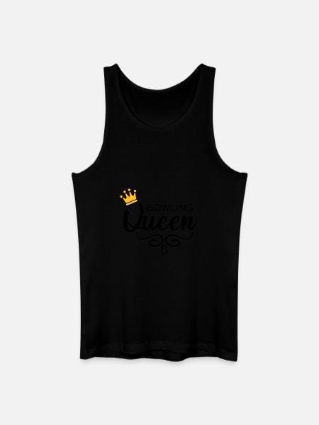 Bowling Queen - Männer Bio Tank Top - Schwarz