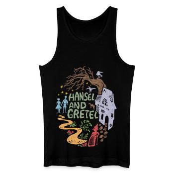 Hansel and Gretel Witch House Vintage - Men’s Organic Tank Top - black - Front