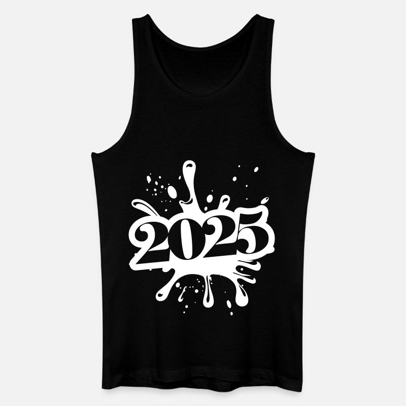 2025 klecks - Männer Bio Tank Top - Schwarz